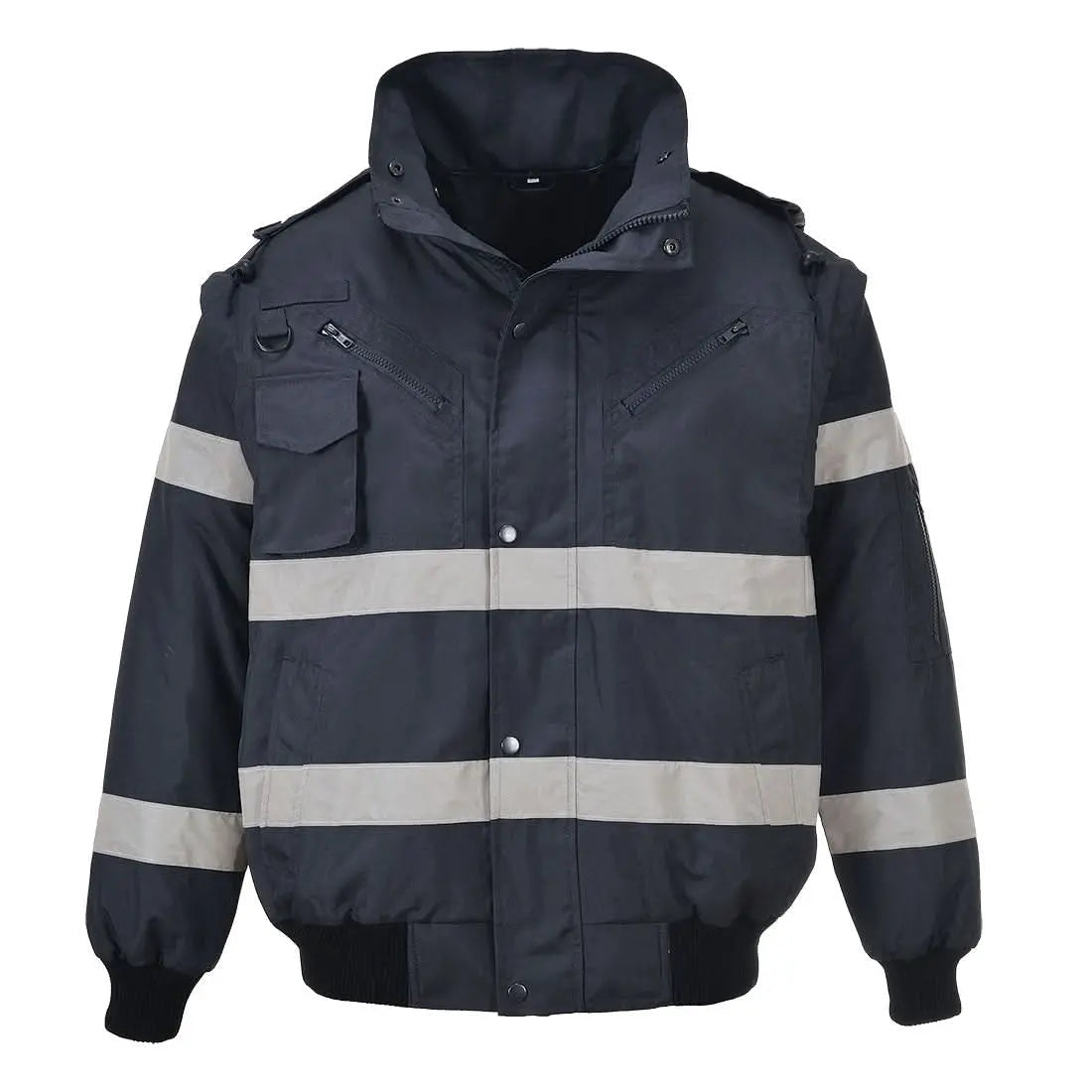Iona 4 In 1 Bomber Jacket S435 - Navy - Customisable Multi-Way Jackets