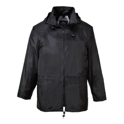 Classic Rain Jacket S440 - Black - Customisable Rain Jackets