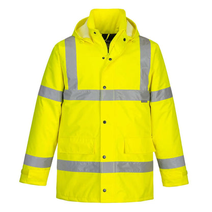 Portwest Hi Vis Winter Traffic Jacket S460 - Yellow - Customisable Jacket