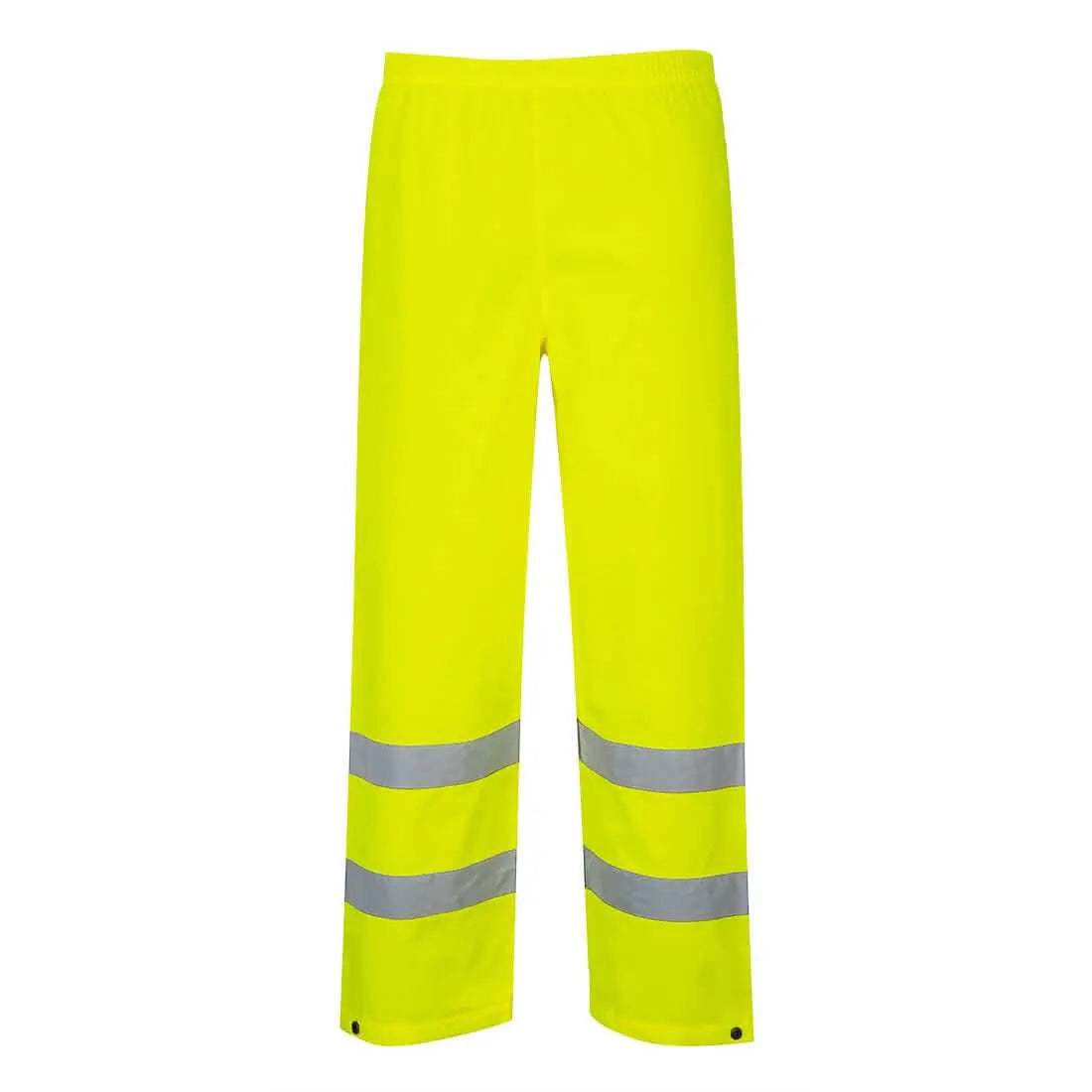 Hi Vis Rain Traffic Trousers S480 - Yellow - Customisable Rain Trousers