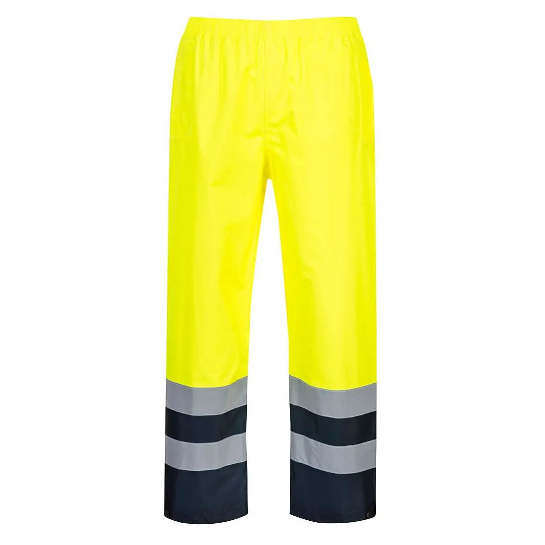 Hi Vis Two Tone Traffic Trouser S486 - Yellow - Customisable Rain Trousers
