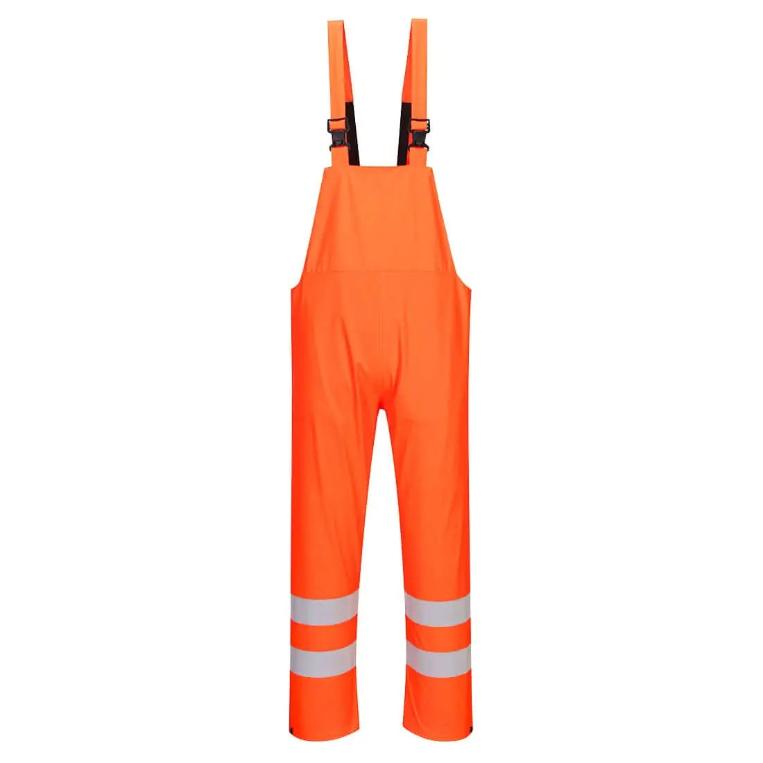 Sealtex Ultra Hi Vis Rain Bib And Brace S497 - Orange M - Customisable Bib &amp; Braces