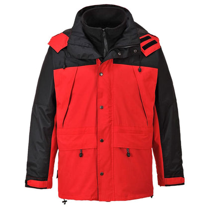 Portwest Orkney 3 In 1 Jacket S532 - Red - Customisable Jacket
