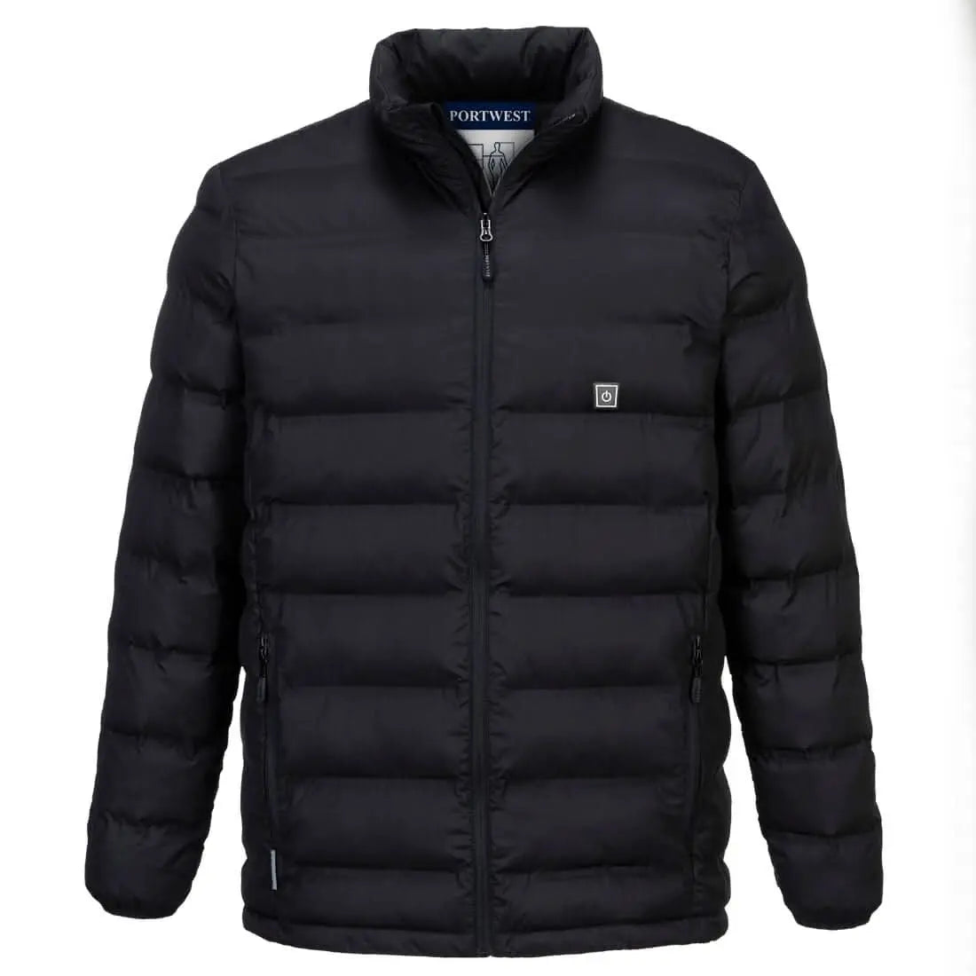 Ultrasonic Heated Tunnel Jacket S547 - Black - Customisable Insulated Jackets