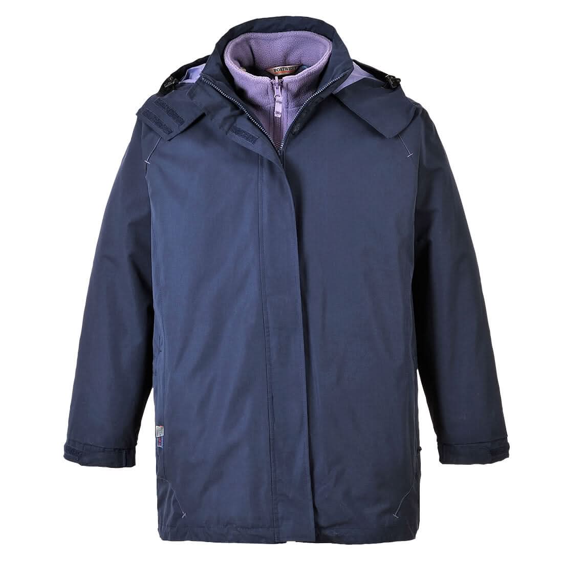 Portwest Elgin 3 In 1 WomenS Jacket S571 - Navy - Customisable Jackets