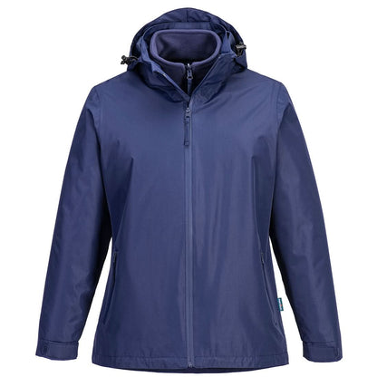 Portwest WomenS 3 In 1 Jacket S574 - Navy - Customisable Jackets
