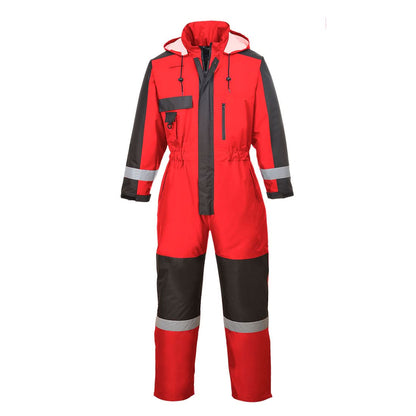 Portwest Winter Coverall S585 - Red - Customisable Coveralls