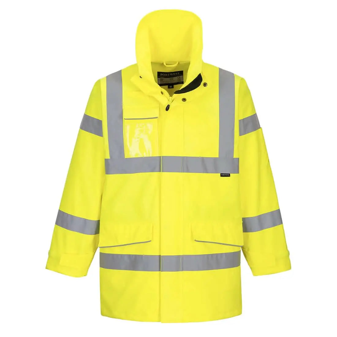 Hi Vis Extreme Rain Jacket S590 - Yellow - Customisable Rain Jackets