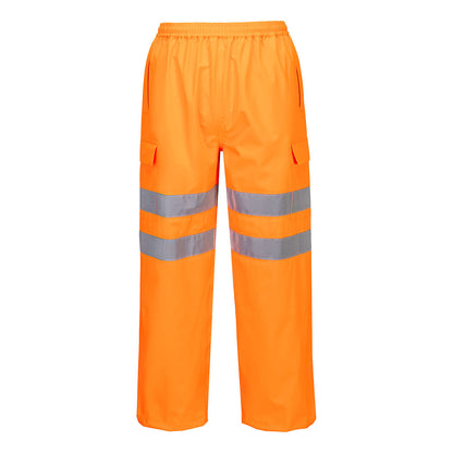 Hi Vis Extreme Rain Trousers (3 L) S595 - Orange - Customisable Rain Trousers