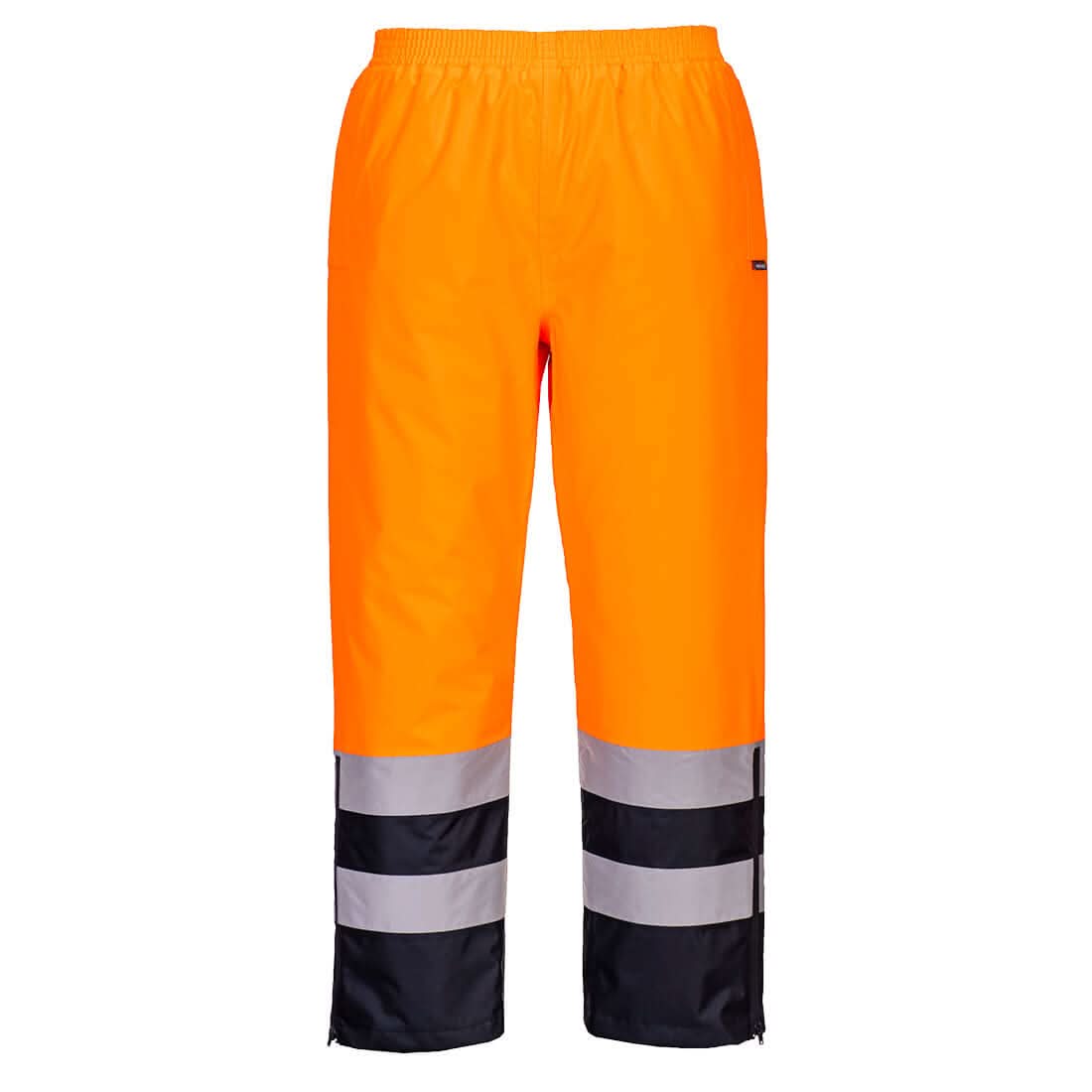 Portwest Hi Vis Winter Trousers S598 - Orange Navy - Customisable Hi-Vis Trousers