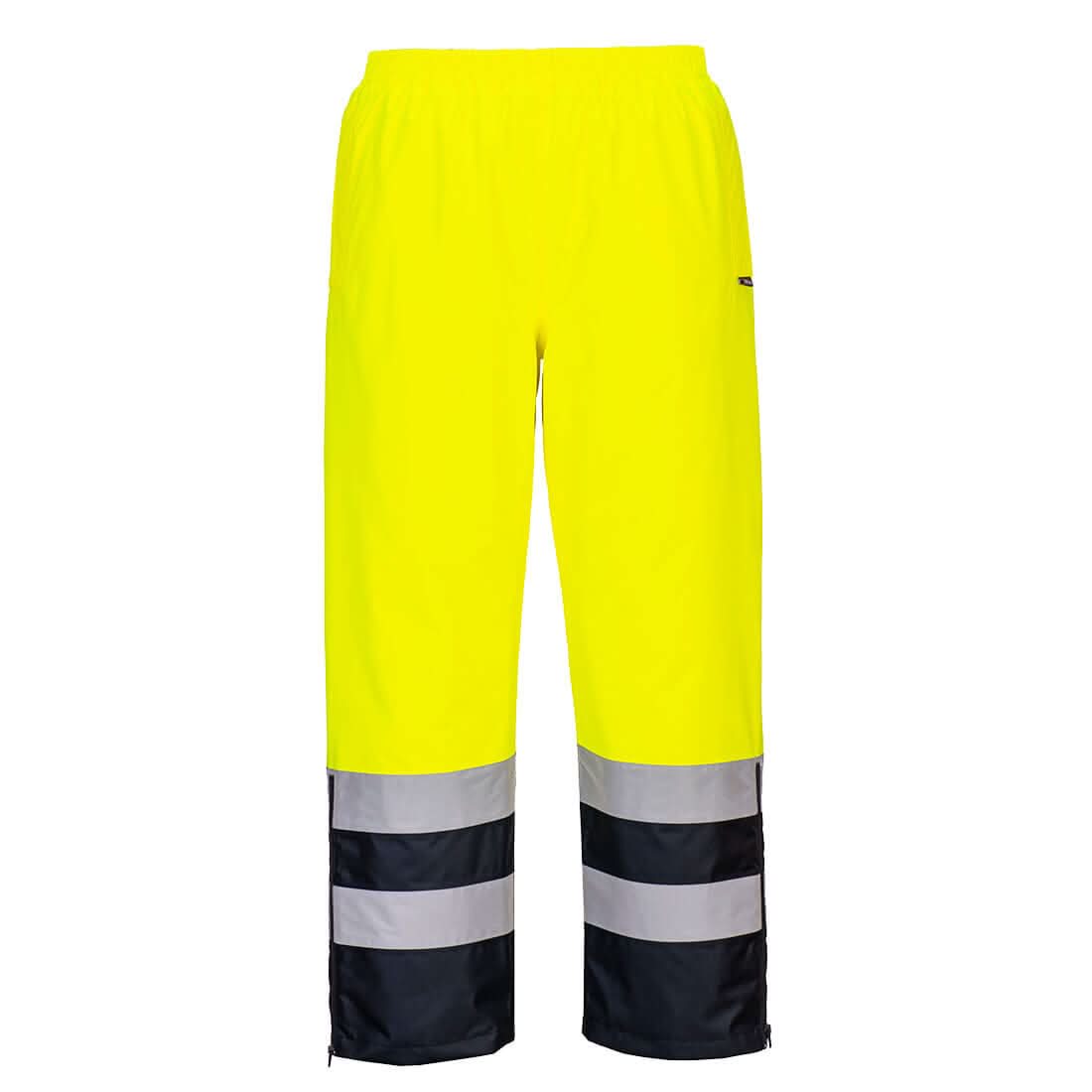 Portwest Hi Vis Winter Trousers S598 - Yellow Navy - Customisable Hi-Vis Trousers