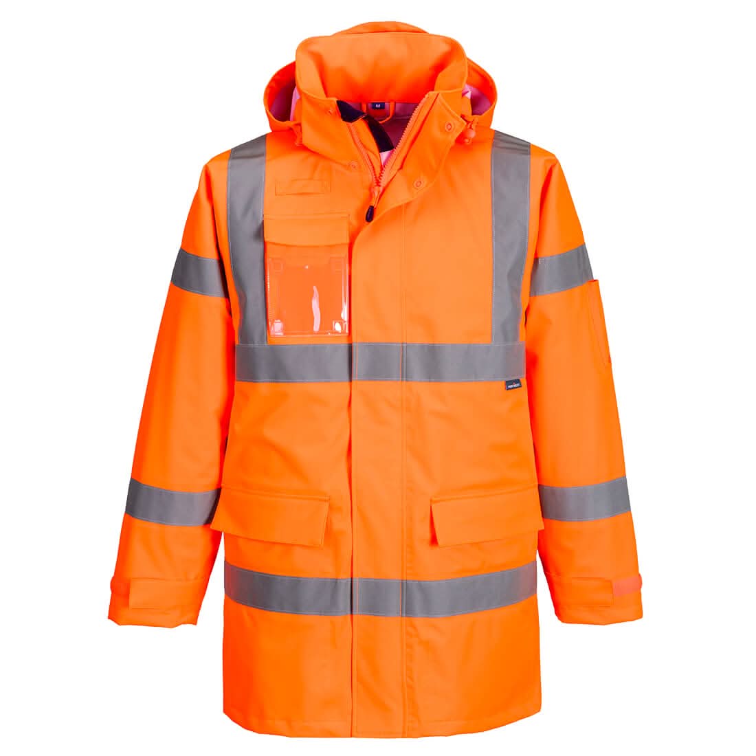 Portwest Hi Vis Extreme Rain Jacket 3L S599 - Orange - Customisable Jacket