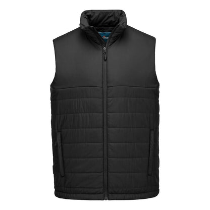 Portwest Professional Insulated Baffle Gilet S606 - Black - Customisable Gilets &amp; Body Warmers