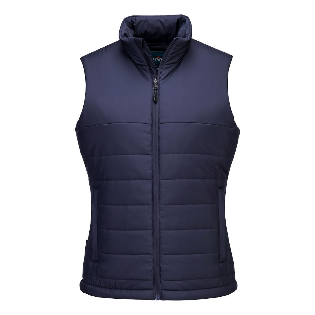 Portwest Professional Womens Insulated Baffle Gilet - Navy - Customisable Bodywarmer