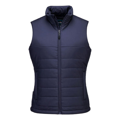 Portwest Professional Womens Insulated Baffle Gilet - Navy - Customisable Bodywarmer
