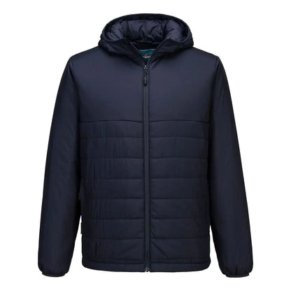 Professional Hooded Insulated Baffle Jacket S608 - Navy - Customisable Baffle Jackets