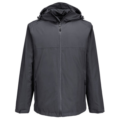Portwest - Professional Rain Jacket - S610 - Metal Grey - Customisable Jacket