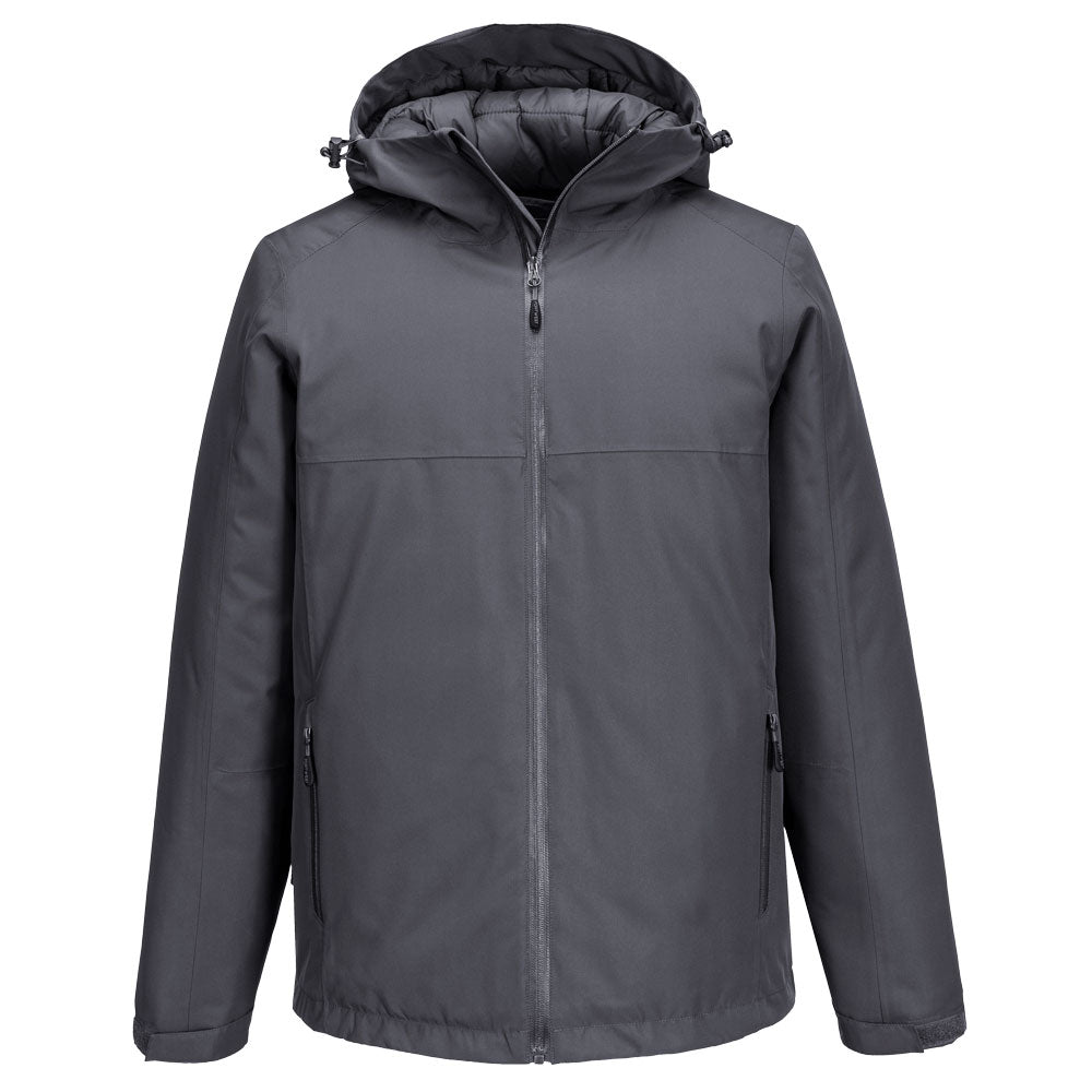 Professional Winter Jacket S611 - Metal Grey - Customisable Insulated Jackets