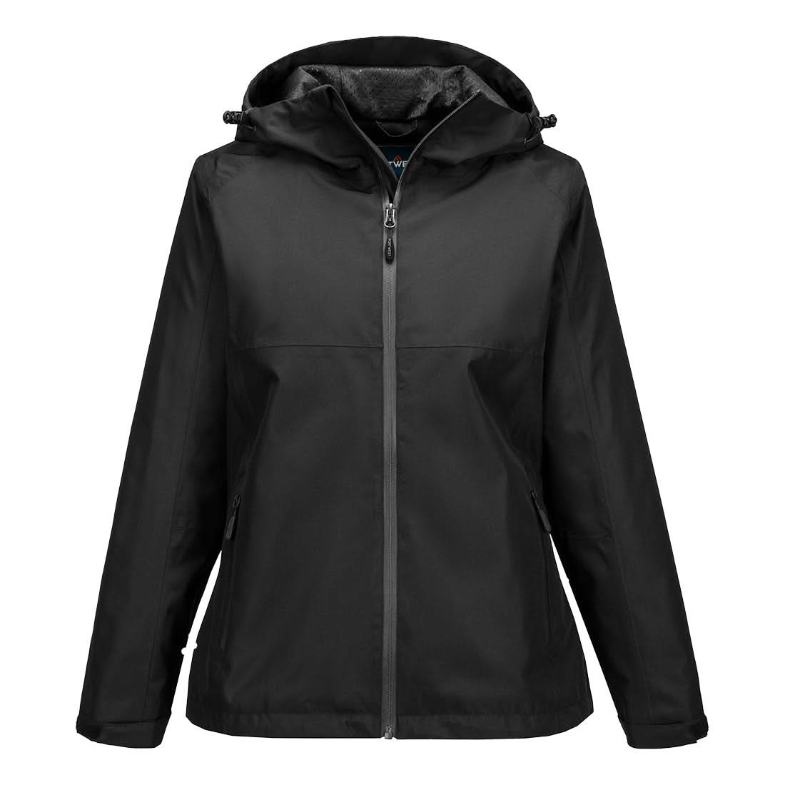 Portwest WomenS Professional Rain Jacket S614 - Black - Customisable Jackets
