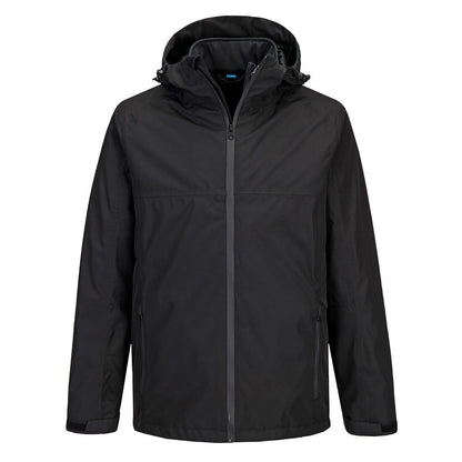 Professional 3 In 1 Rain Jacket S624 - Black - Customisable