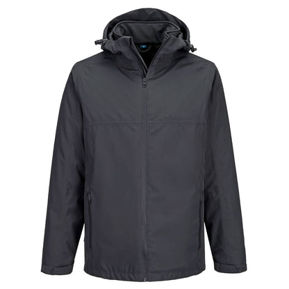 Professional 3 In 1 Rain Jacket S624 - Metal Grey - Customisable