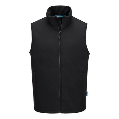 Heated Softshell Gilet (2 L) S649 - Black - Customisable