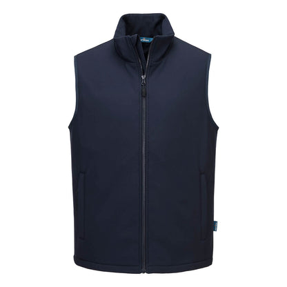Heated Softshell Gilet (2 L) S649 - Navy - Customisable