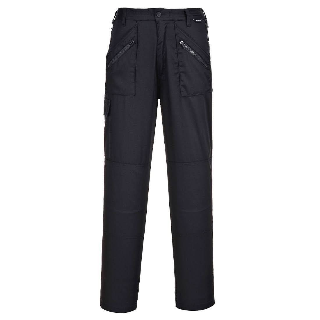 Portwest WomenS Action Trousers S687 - Black - Customisable Trousers