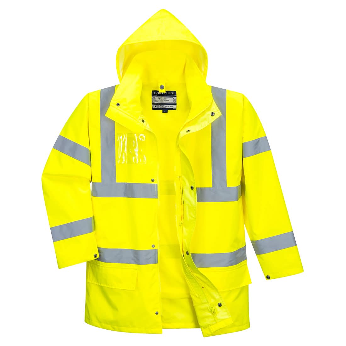 Portwest Hi Vis 5 In 1 Essential Jacket S765 - Yellow - Customisable Jacket