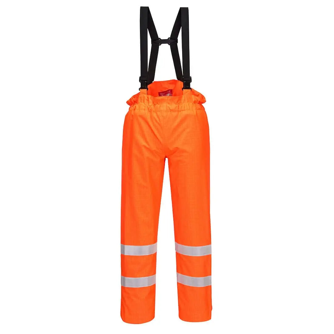Bizflame Rain Hi Vis Fr Shell Trousers S780 - Orange - Customisable Rain Trousers