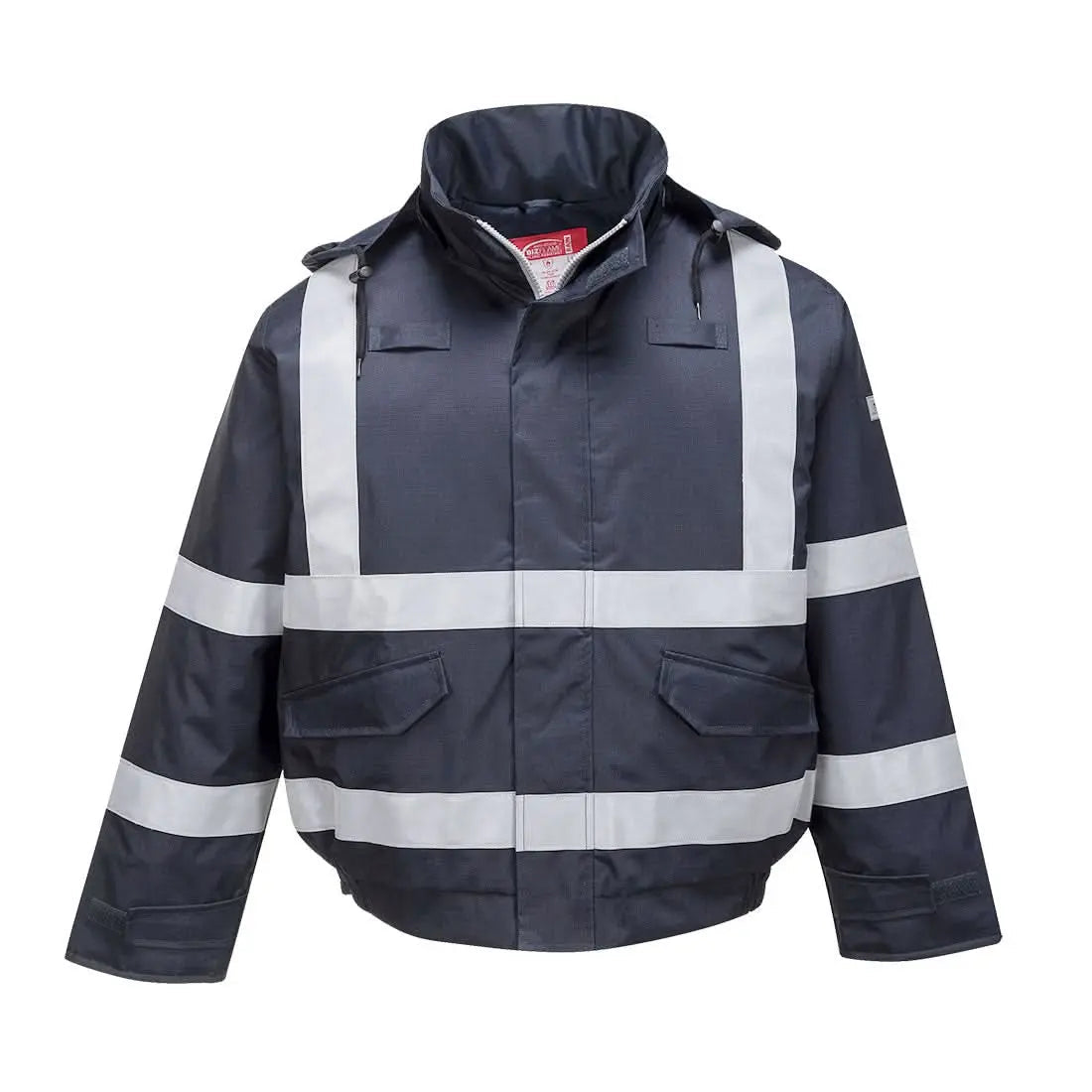 Bizflame Rain Fr Winter Bomber Jacket S783 - Navy - Customisable Insulated Jackets