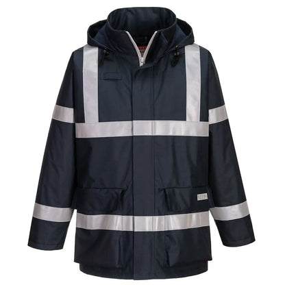 Bizflame Rain Fr Winter Jacket S785 - Navy - Customisable Insulated Jackets
