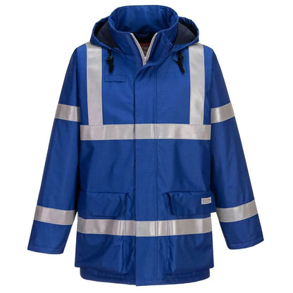 Bizflame Rain Fr Winter Jacket S785 - Royal Blue - Customisable Insulated Jackets