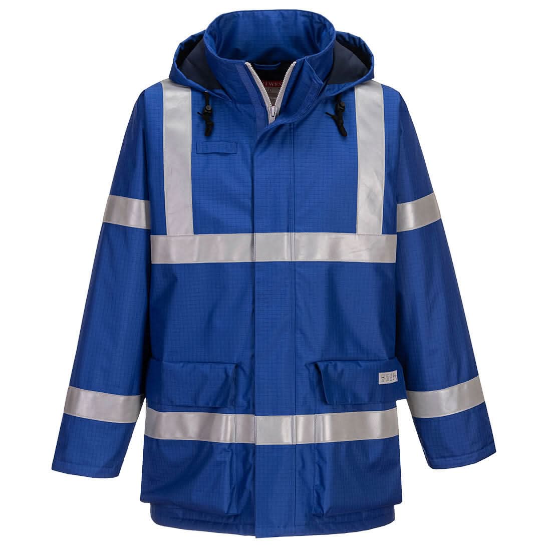 Portwest Bizflame Rain Anti Static Fr Jacket S785 - Royal Blue - Customisable Jacket