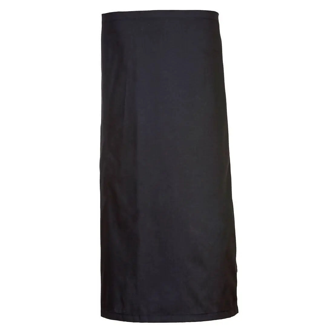 Waist Apron With Pocket S794 - Black - Customisable Food Industry Accessories