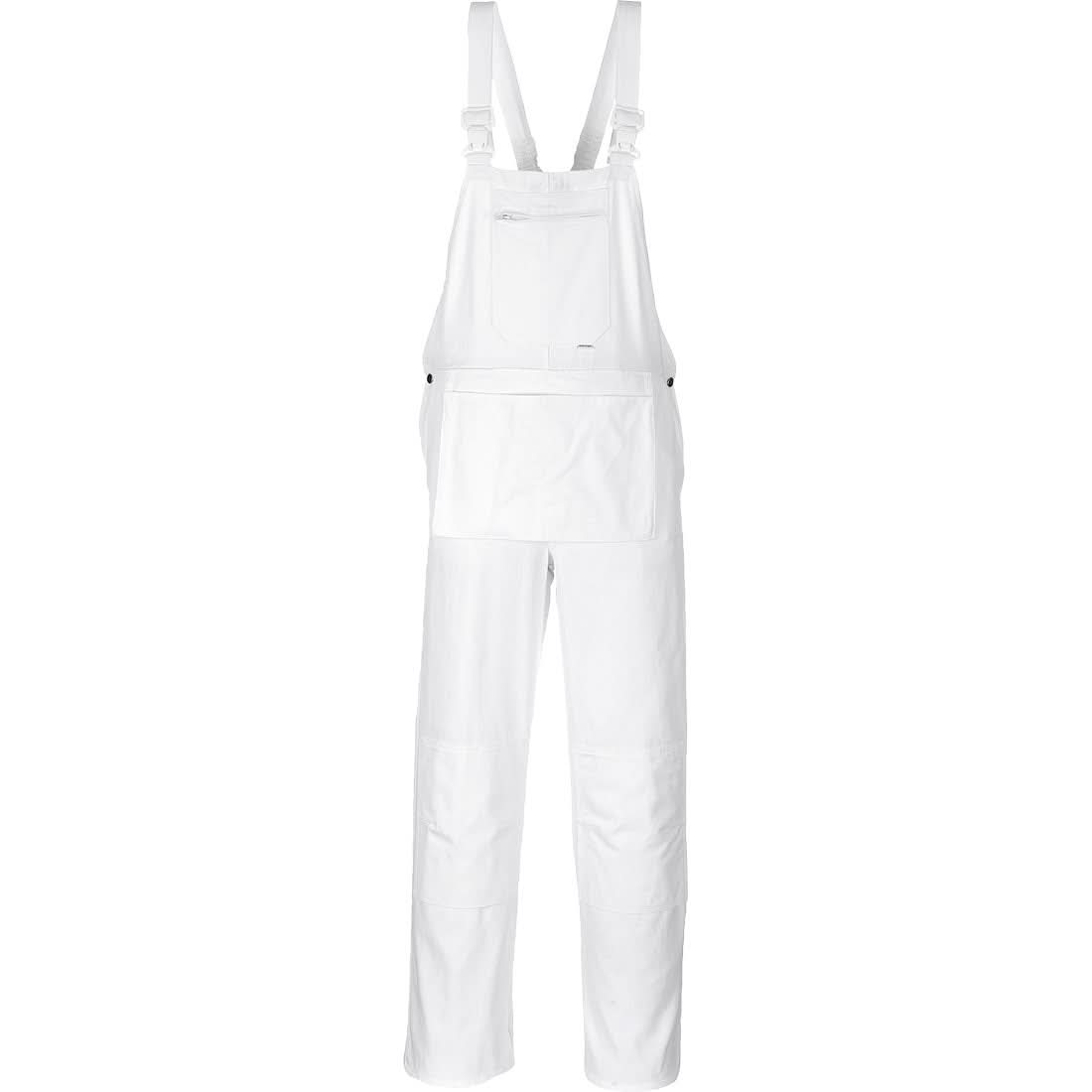 Portwest Painters Bolton Bib And Brace S810 - White - Customisable Coveralls