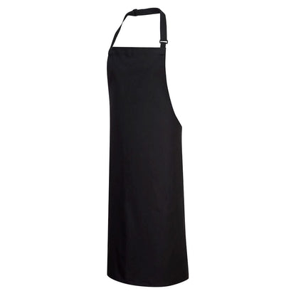 Portwest Cotton Bib Apron S840 - Black - Customisable Apron