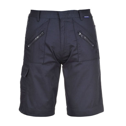 Portwest Action Shorts S889 - Navy - Customisable Shorts