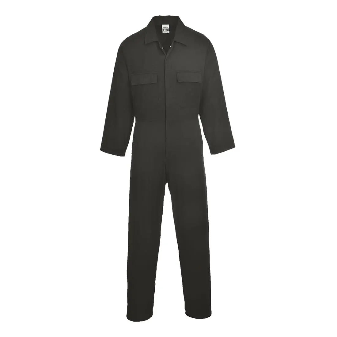 Euro Cotton Work Coverall S998 - Black - Customisable Coveralls