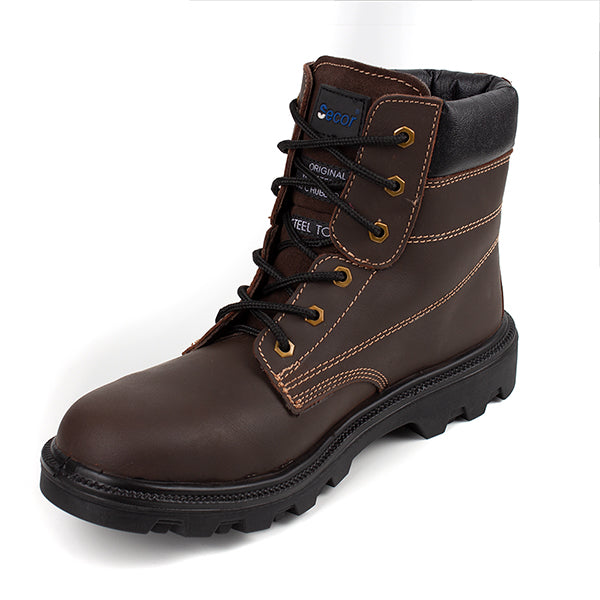 Beeswift Sherpa Dual Density Inch Boot - Brown 6 - Customisable Safety Boots