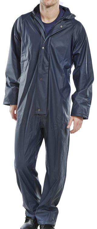 Beeswift Super Coverall - Navy Blue - Customisable Coveralls