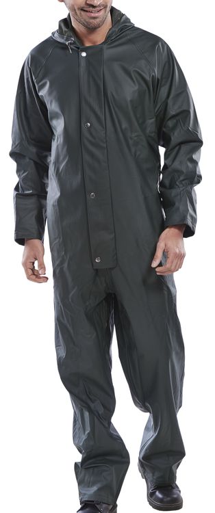 Beeswift Super Coverall - Olive Green - Customisable Coveralls