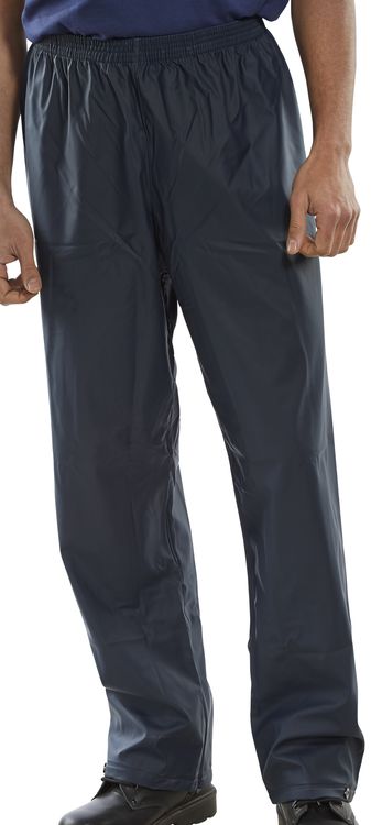 Beeswift Super Pu Trousers - Navy Blue - Customisable Trousers