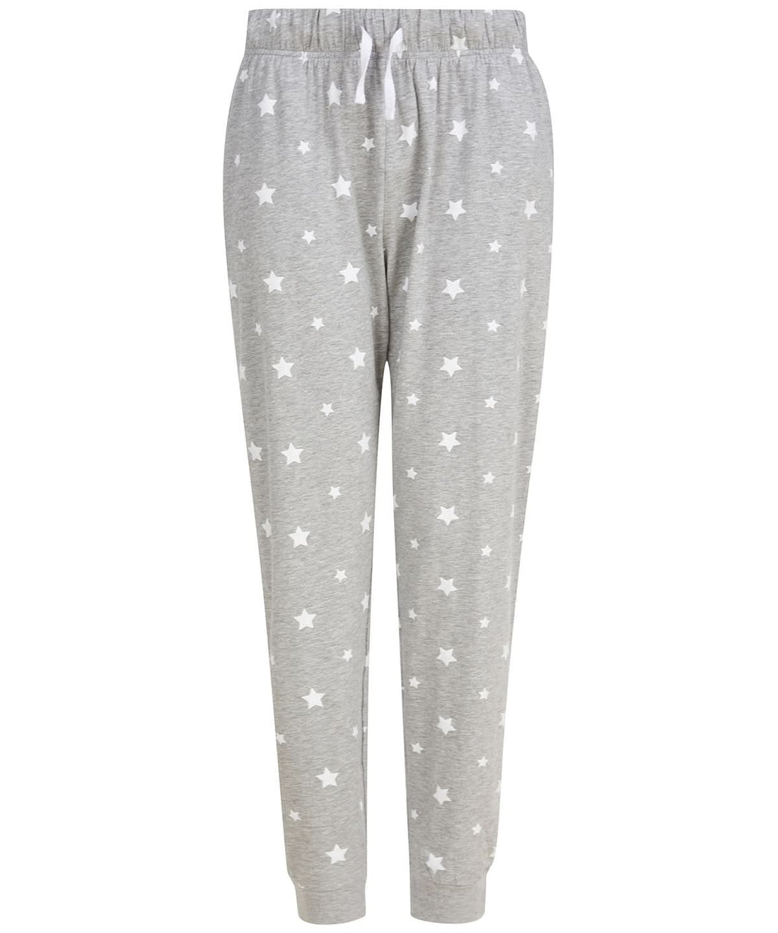 SF Lounge pants M86 SFM86 - Heather Grey White Stars - Customisable Loungewear Bottoms