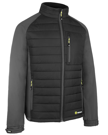 Flex Beeswift Flex Workwear Padded Jacket - Black Grey - Customisable Jackets
