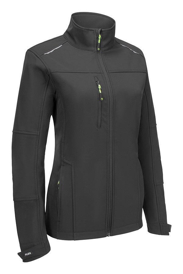 Flex Beeswift Flex Womens Softshell Jacket - Black - Customisable Jackets