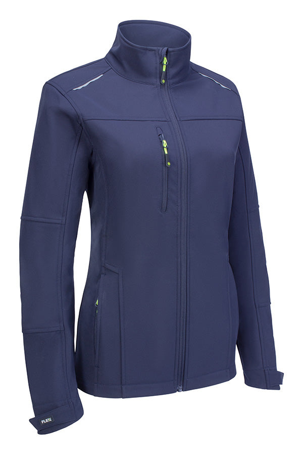 Flex Beeswift Flex Womens Softshell Jacket - Navy Blue - Customisable Jackets