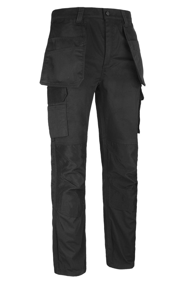 Beeswift Burgos Stretch Ripstop Holster Work Trousers - Black - Customisable Trousers
