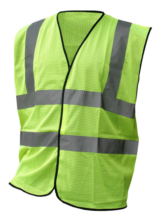 Beeswift Hi Vis Mesh Vest - Saturn Yellow - Customisable Waistcoats / Vests