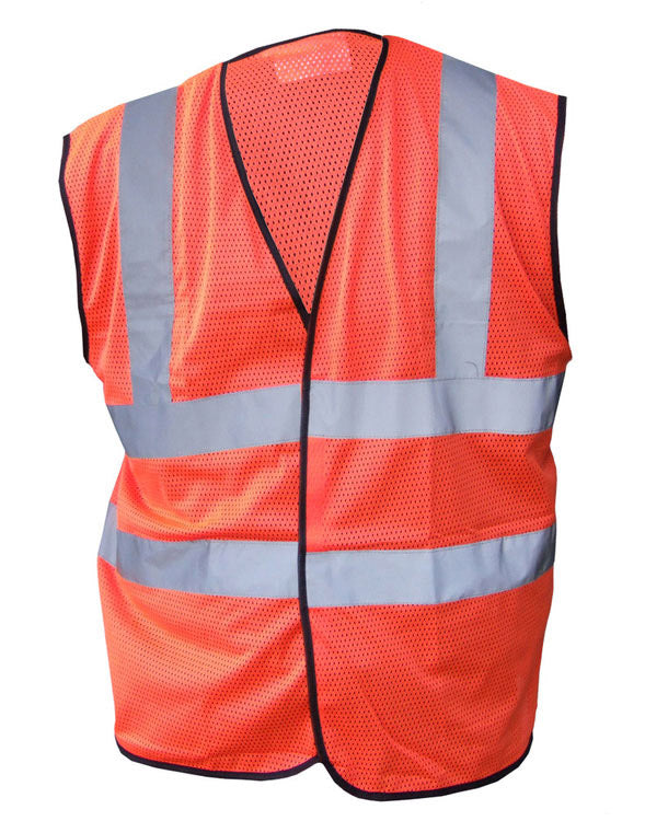 Beeswift Hi Vis Mesh Vest - Orange - Customisable Waistcoats / Vests